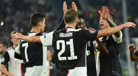 Juventus-Bayer 3-0: Higuain, Bernardeschi e Ronaldo, festa Champions