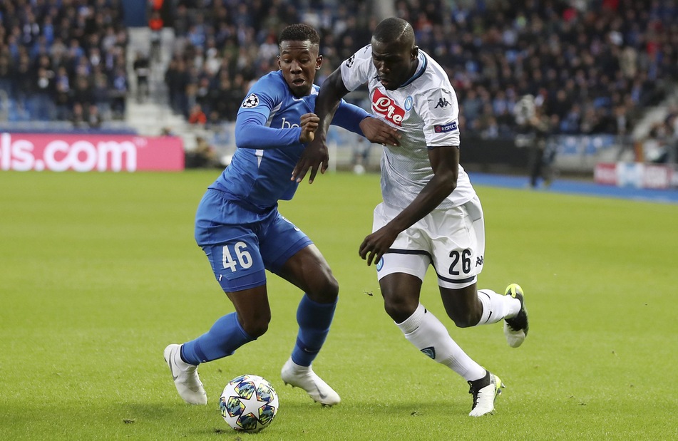 Genk-Napoli 0-0, il tabellino