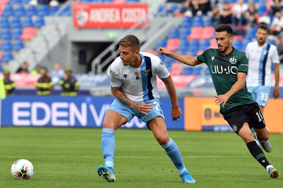 Bologna-Lazio 2-2, il tabellino