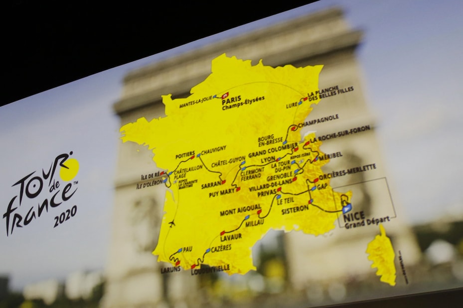 Svelato il Tour de France 2020, una sola tappa a cronometro