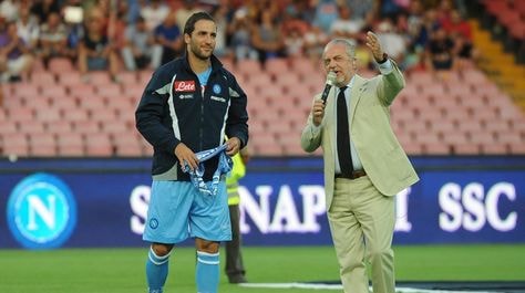 De Laurentiis: "Higuain di nuovo al Napoli? Perché no..."