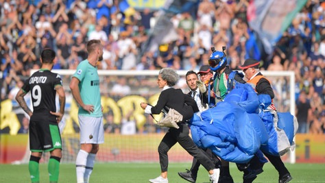 Daspo all'invasore-paracadutista di Sassuolo-Inter