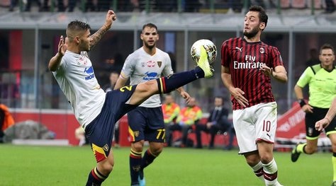Milan-Lecce 2-2, il tabellino