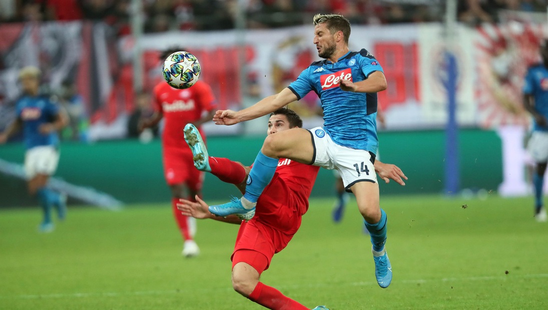 Salisburgo-Napoli 2-3, il tabellino