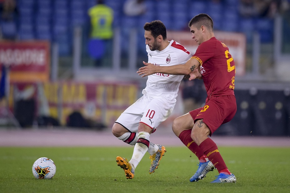 Roma-Milan 2-1, il tabellino