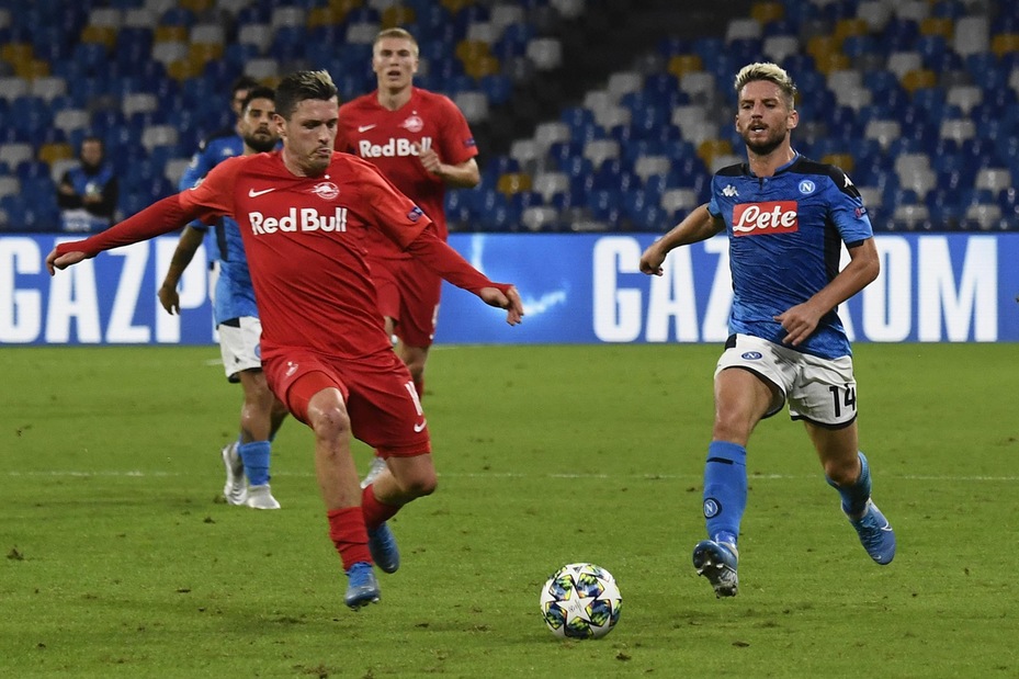 Napoli-Salisburgo 1-1, il tabellino