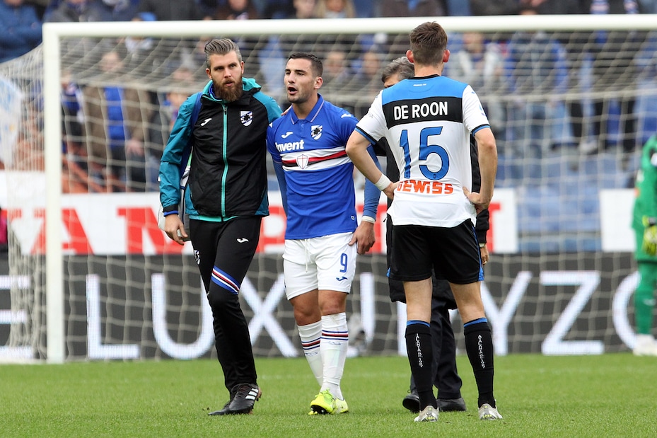 Sampdoria, lesione muscolare per Bonazzoli