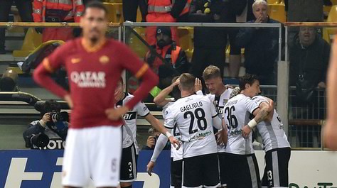 Parma-Roma 2-0: Sprocati e Cornelius condannano Fonseca