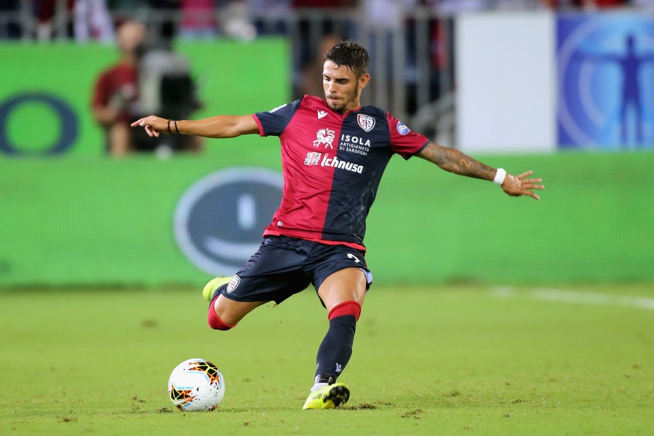 Cagliari, trauma contusivo al piede per Pinna