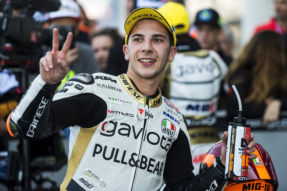Moto3: Migno, che pole a Valencia!
