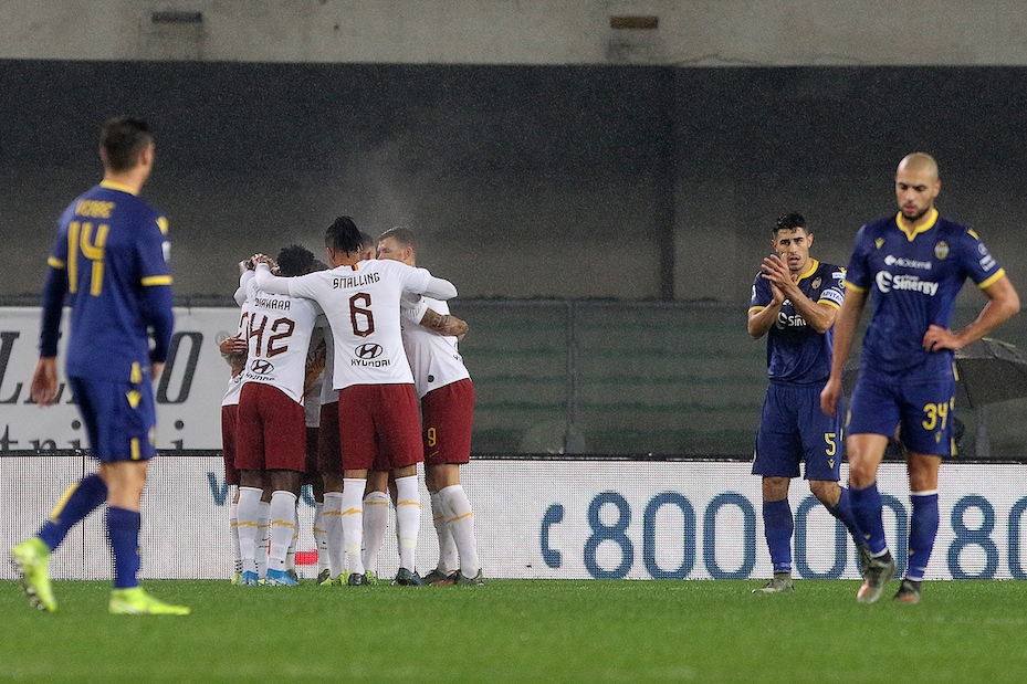 Verona-Roma 1-3, il tabellino