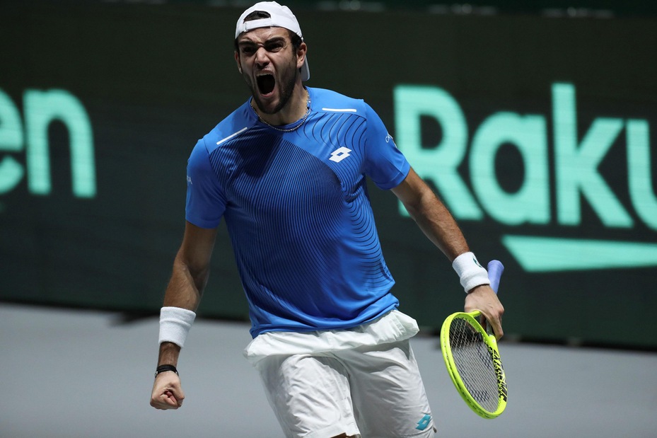 Ranking Atp, Berrettini chiude 8°. Nadal resta leader