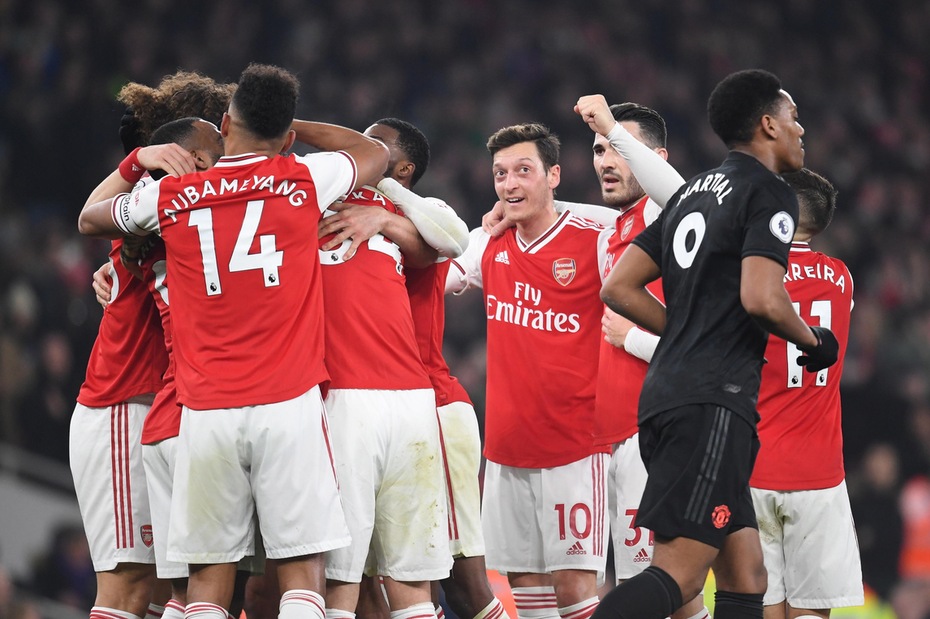 Arsenal-Manchester United 2-0: Pépé e Sokratis stendono Solskjaer