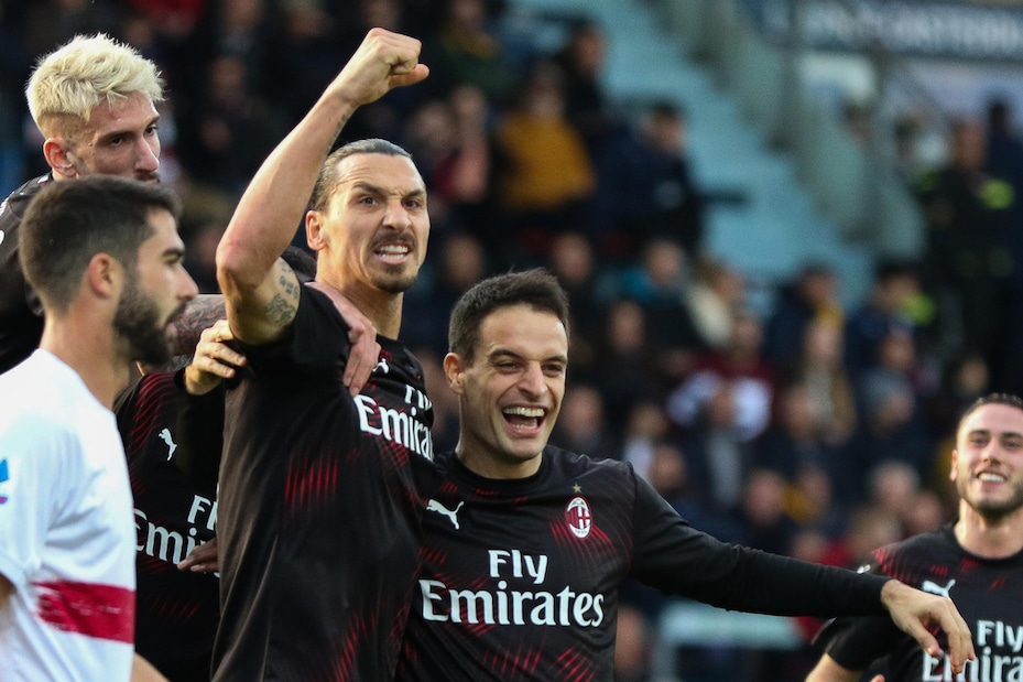Cagliari-Milan 0-2, il tabellino