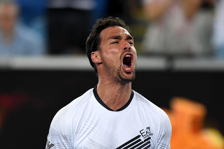 Fognini ok agli Australian Open. Out Sinner e Berrettini