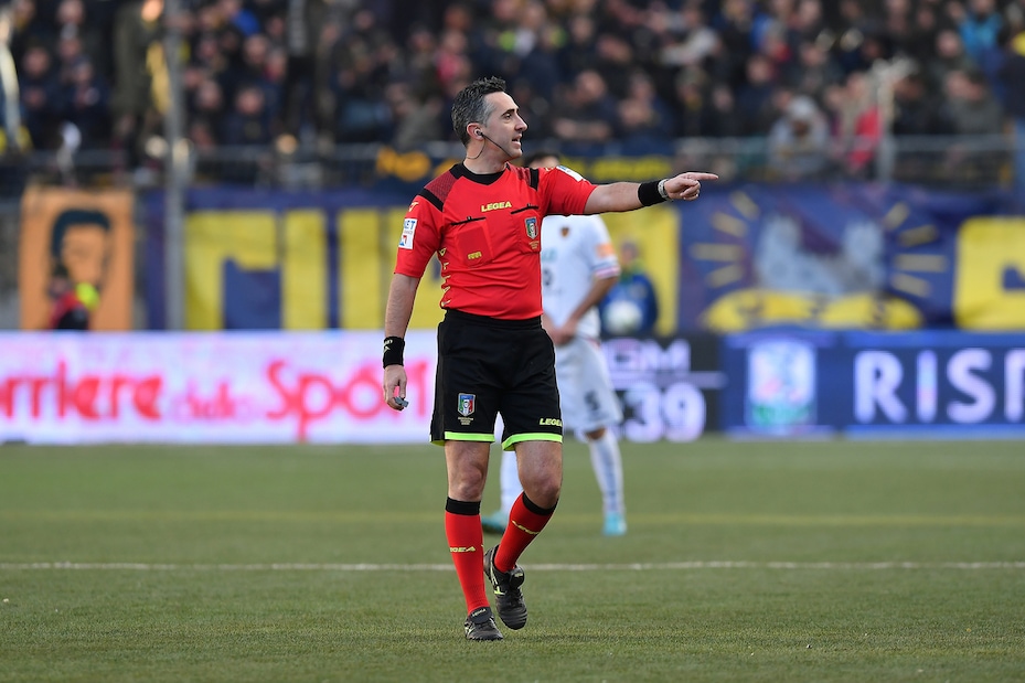 Arbitri, Cittadella-Benevento a Baroni. Ascoli-Frosinone: Volpi