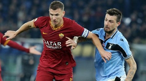 Roma-Lazio 1-1: a Dzeko risponde Acerbi, derby pari