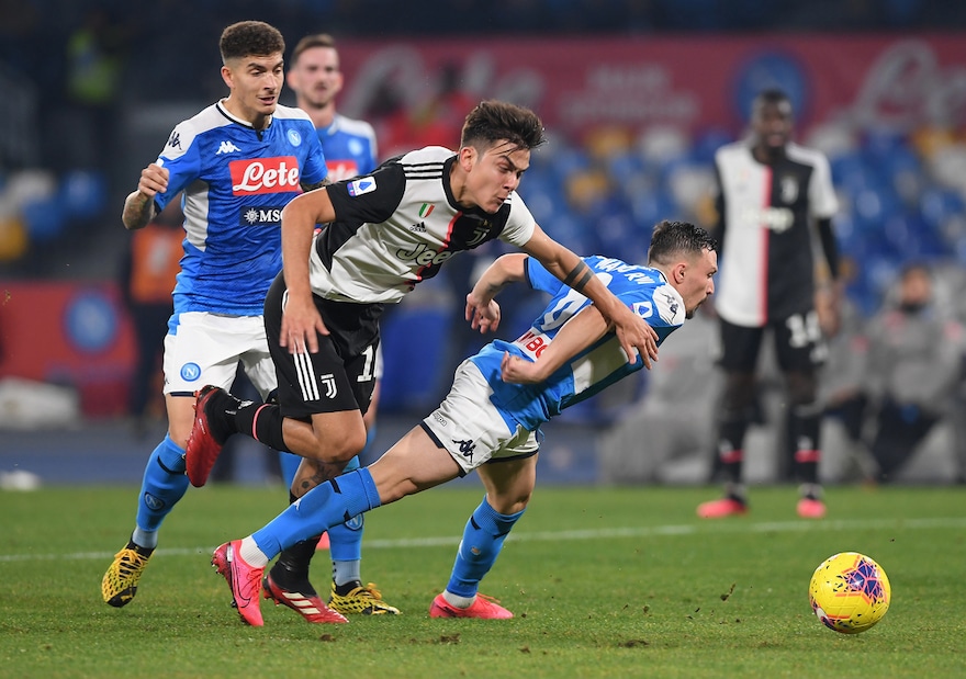 Napoli-Juve 2-1, il tabellino