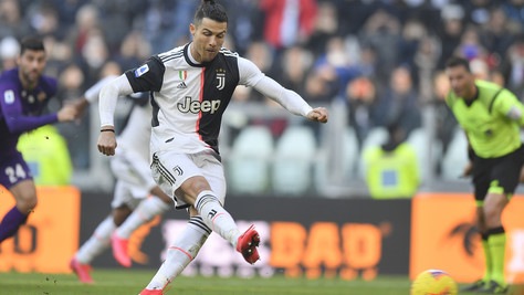 Juve, Ronaldo come Trezeguet: in gol per la nona volta di fila in Serie A