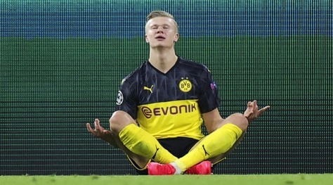 Haaland re d'Europa, 10 gol in 7 partite, e corre come Bolt!