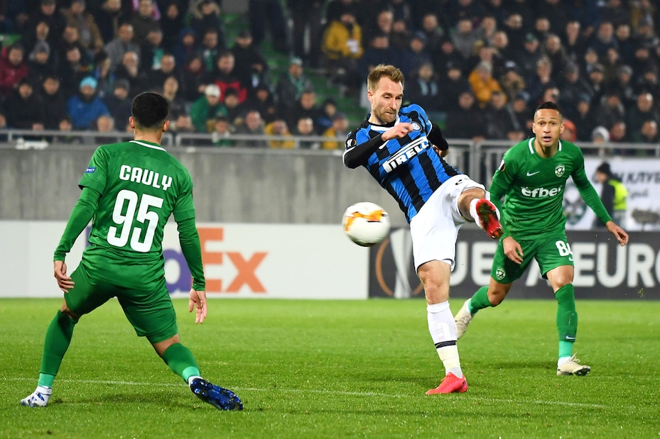 Ludogorets-Inter 0-2, il tabellino