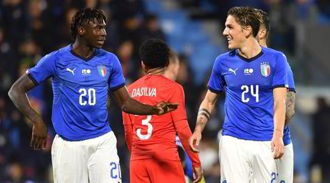 Roma, Zaniolo chiama e Kean risponde