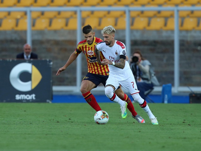 Lecce-Milan 1-4, il tabellino