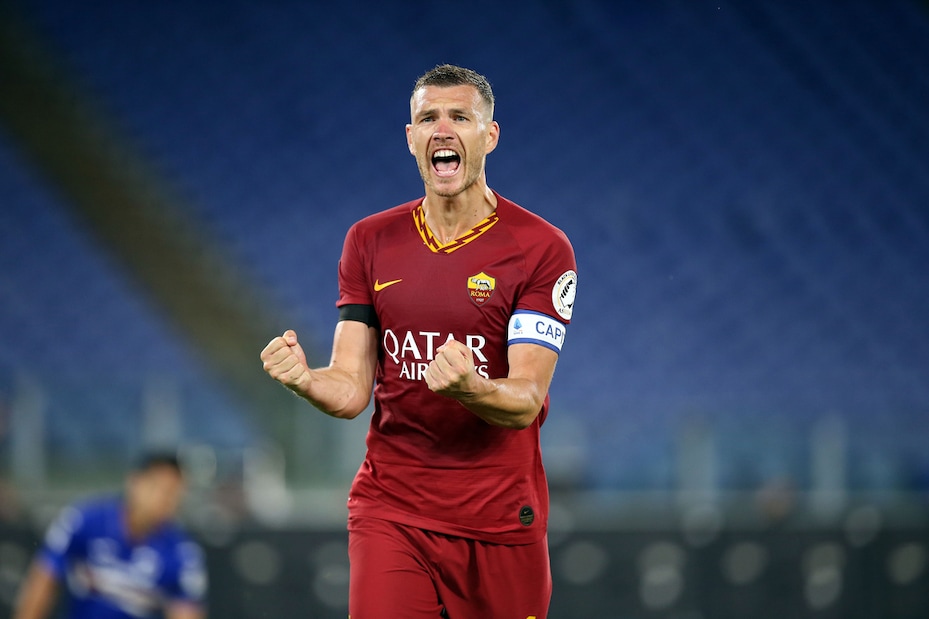 Roma, super Dzeko arriva a 104 gol: eguagliato Manfredini