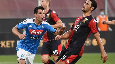 Genoa-Napoli 1-2, il tabellino