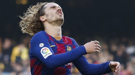 Griezmann ko, a rischio la sfida col Napoli in Champions