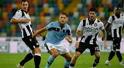 Udinese-Lazio 0-0: Immobile stanco, Inzaghi ora è terzo