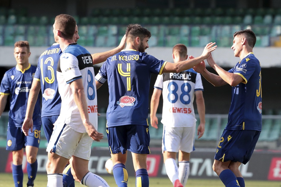 Verona-Atalanta 1-1: Pessina frena Gasperini