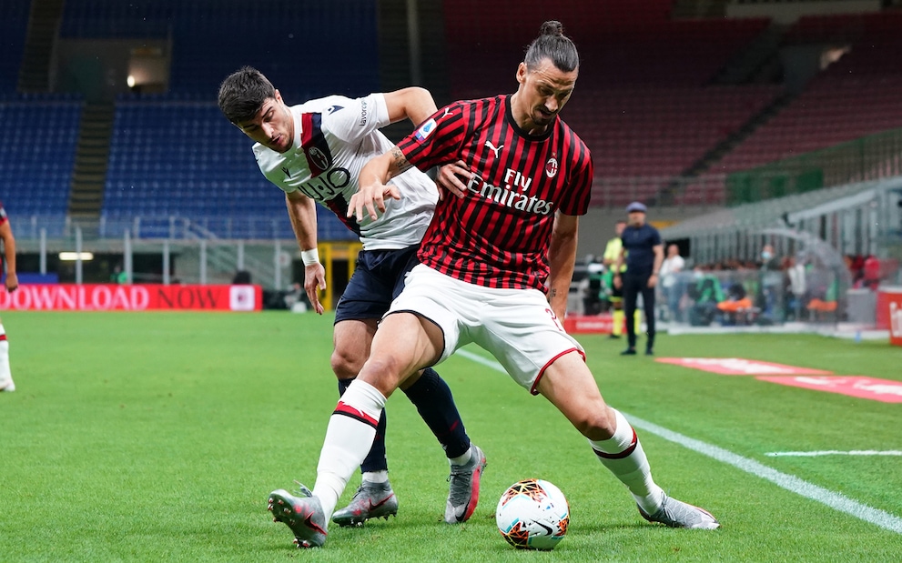 Milan-Bologna 5-1, il tabellino