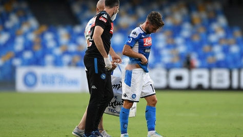 Napoli, per Mertens contusione al gluteo destro