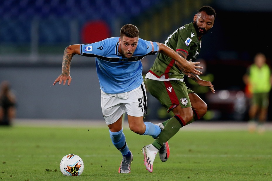 Lazio-Cagliari 2-1, il tabellino