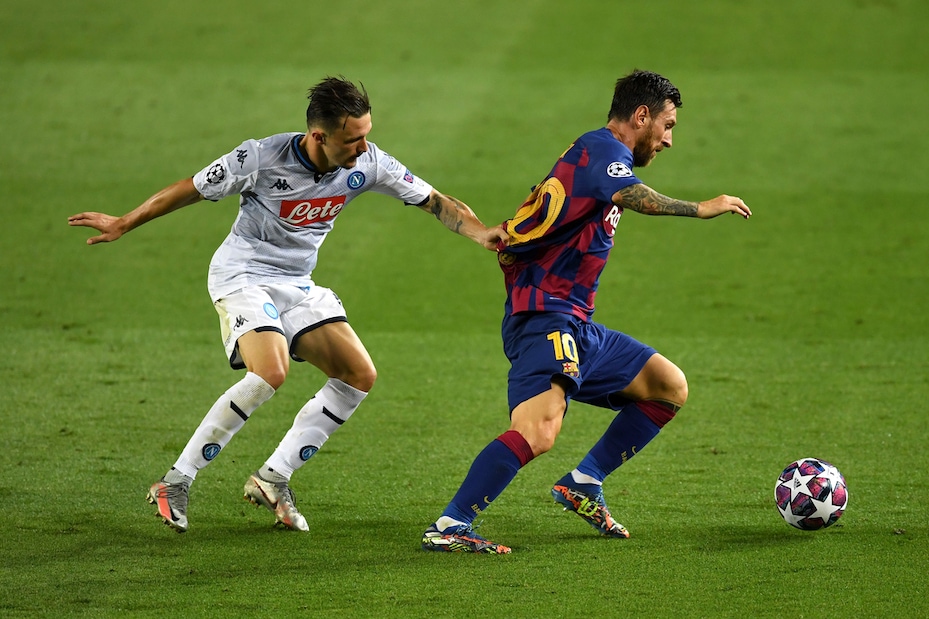 Champions League: Barcellona-Napoli 3-1, il tabellino