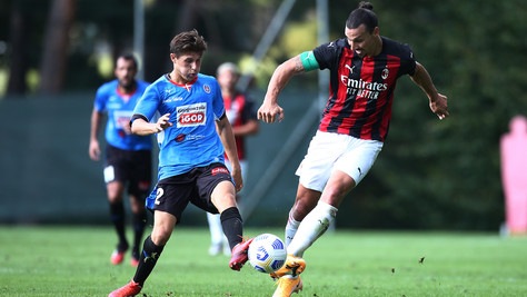Milan-Novara 4-2 in amichevole: Paquetà doppietta, Ibrahimovic capitano