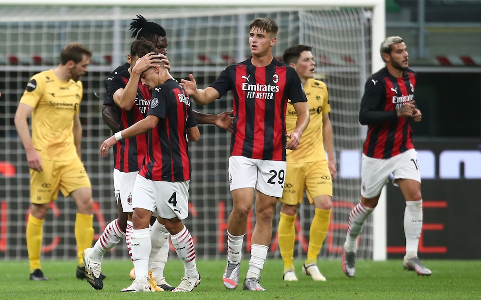 Milan-Bodo/Glimt 3-2: Calhanoglu show, Colombo gol. Ma che sofferenza