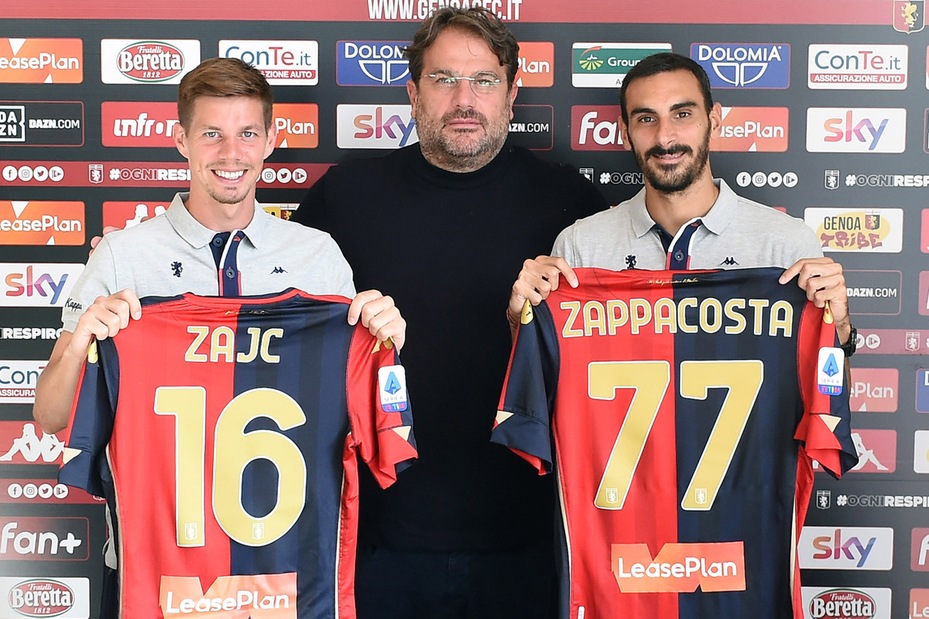 Genoa, ecco Zajc e Zappacosta: "Siamo nel posto giusto"