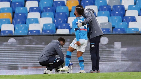 Napoli, per Insigne sospetto stiramento alla coscia