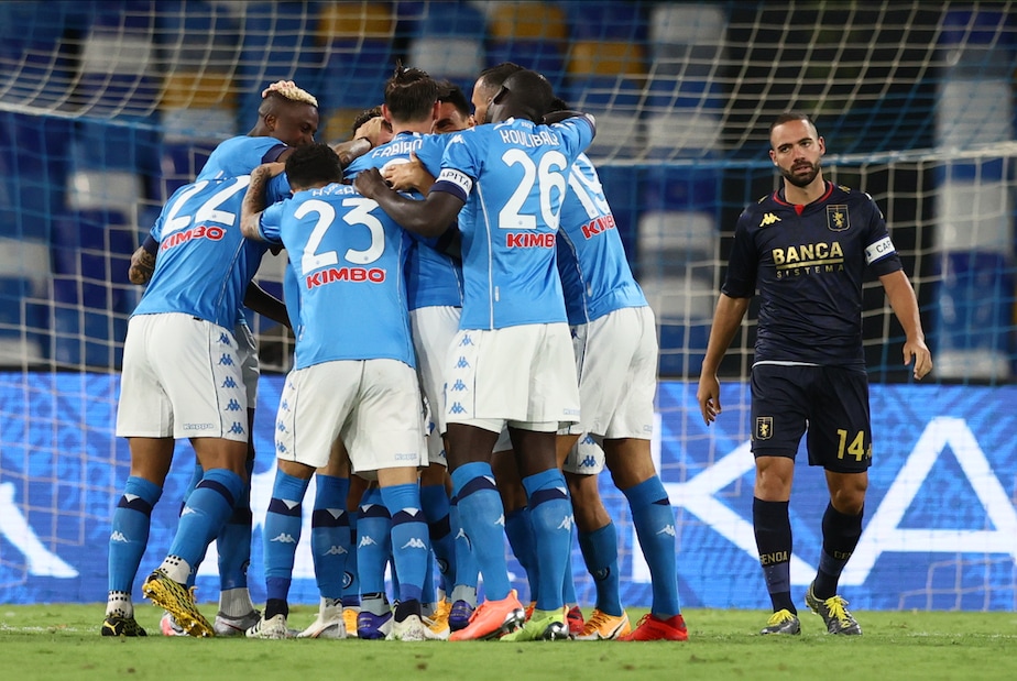 Napoli-Genoa 6-0, il tabellino