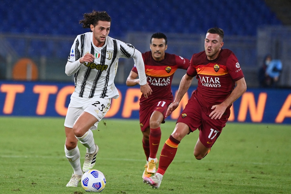 Roma-Juve 2-2, il tabellino
