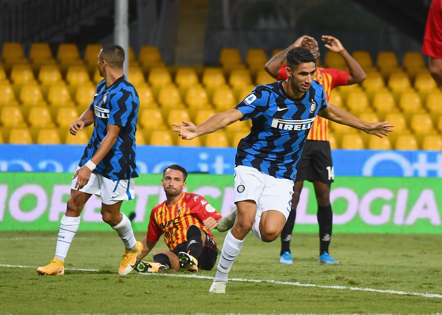 Benevento-Inter 2-5, il tabellino