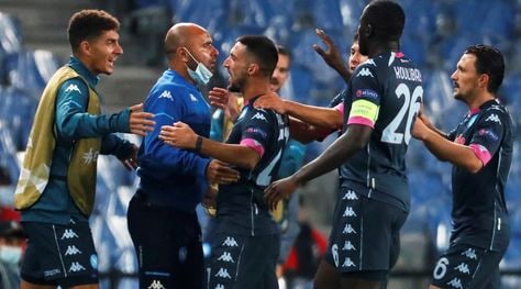 Real Sociedad-Napoli 0-1: Politano rilancia Gattuso