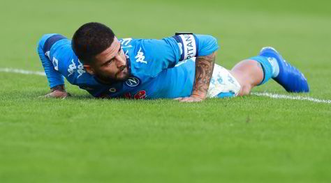 Napoli, Insigne respira: lieve contrattura