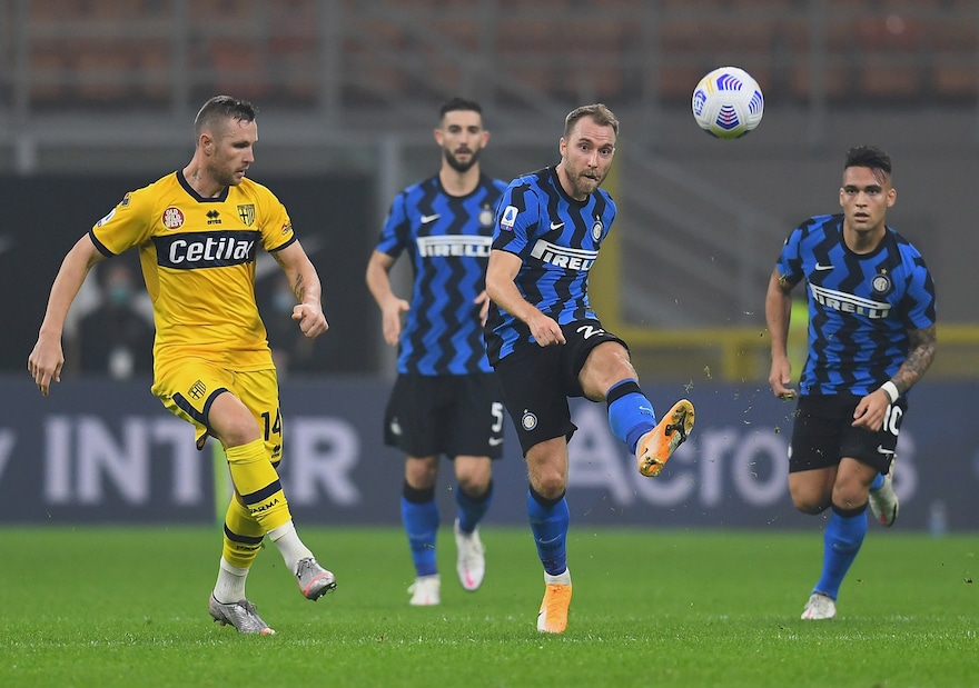 Inter-Parma 2-2, il tabellino