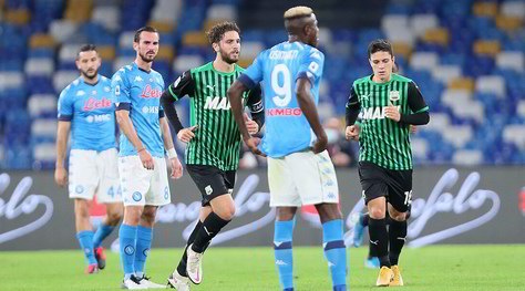 Napoli-Sassuolo 0-2: De Zerbi è l'anti-Milan