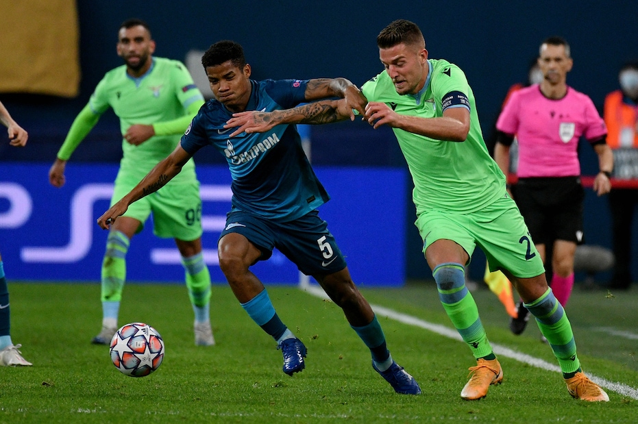 Zenit-Lazio 1-1, il tabellino