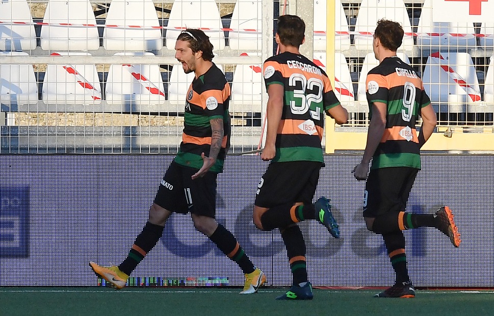 Il Venezia è terzo: Entella sconfitto a domicilio grazie a Forte e Ceccaroni