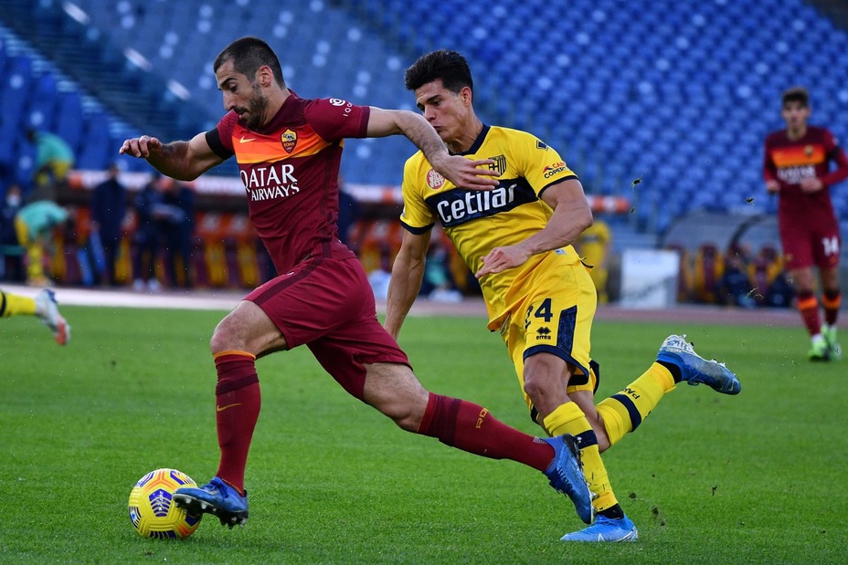 Roma-Parma 3-0, il tabellino